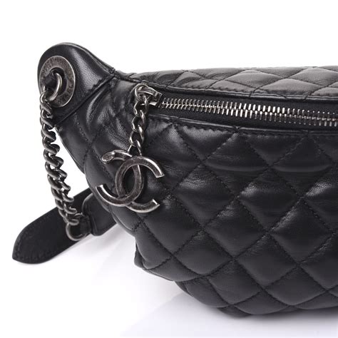 chanel fanny pack 2019|chanel lambskin fanny bag.